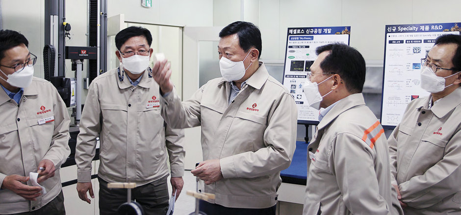 신동빈 회장 롯데정밀화학 울산공장 방문